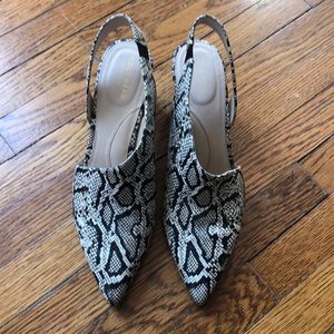 Snakeskin Cole Hahn Heels size 9.5